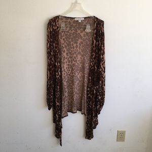 Cheetah Print Cardigan